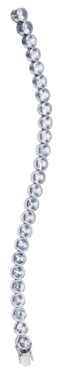 Platinum Burmese Ruby Bracelet