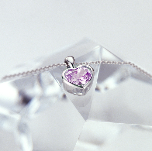 Pink Sapphire Heart